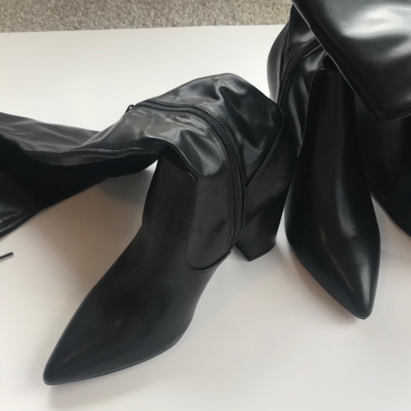 Black Heeled Boots - Picture 4 of 7